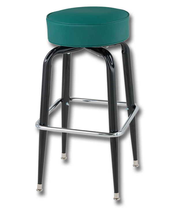 Single Ring Square Frame Bar Stool